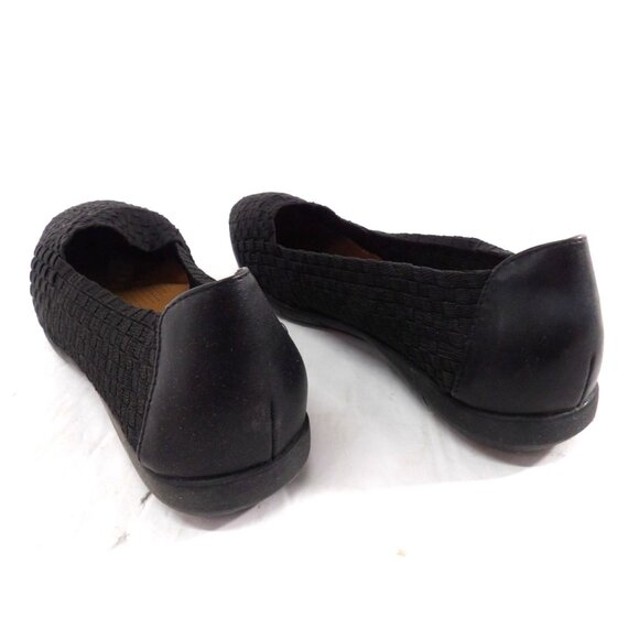 Comfortview Women's Bethany Slip On Flats 10W in Black NEW - Picture 3 of 5